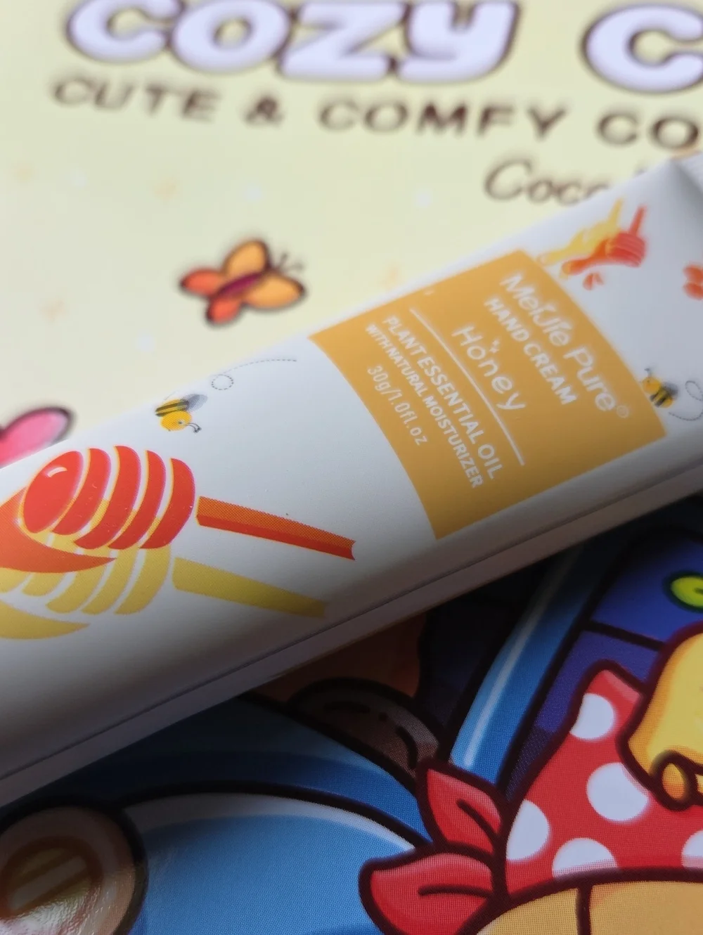 Honey Hand Cream — White & Yellow
